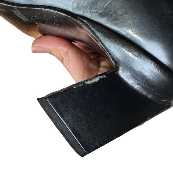 Gucci Back Leather Upper Blocks Heel Pumps  Size: 4.5 - Picture 9 of 14